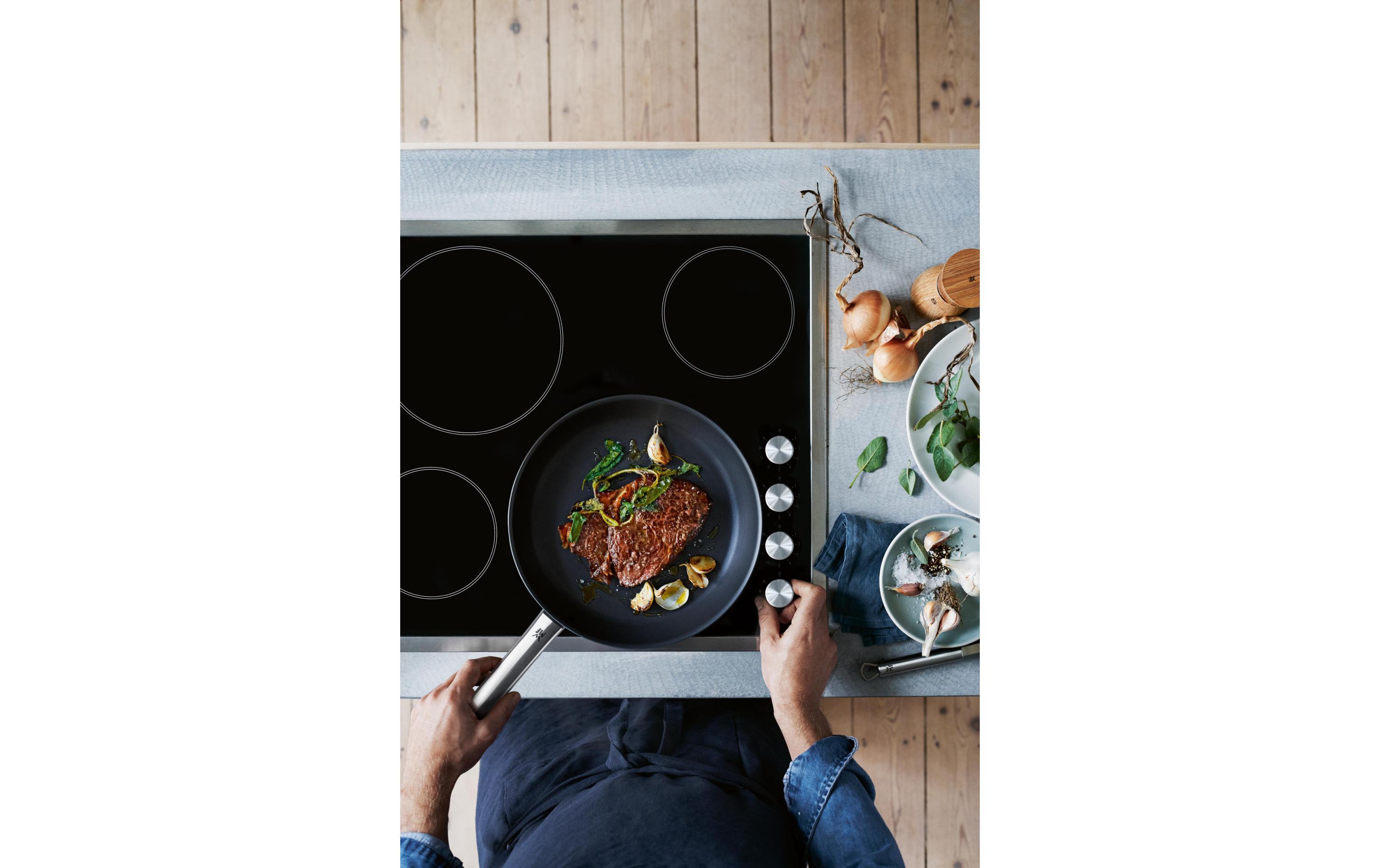 Bratpfanne Steak Profi 28 cm, SchwarzDie perfekte Stielpfanne für das perfekte Steak