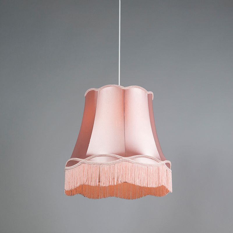 Set van 4 retro hanglampen roze 45 cm - Granny