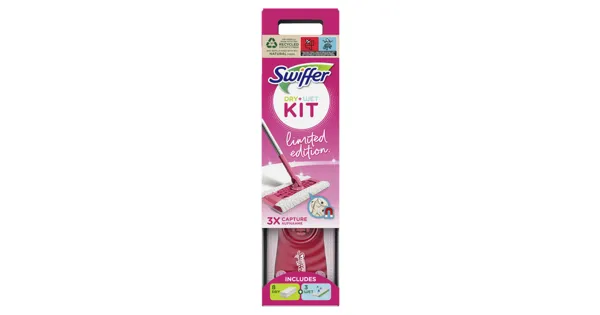 Swiffer Pink Dry & Wet Kit
