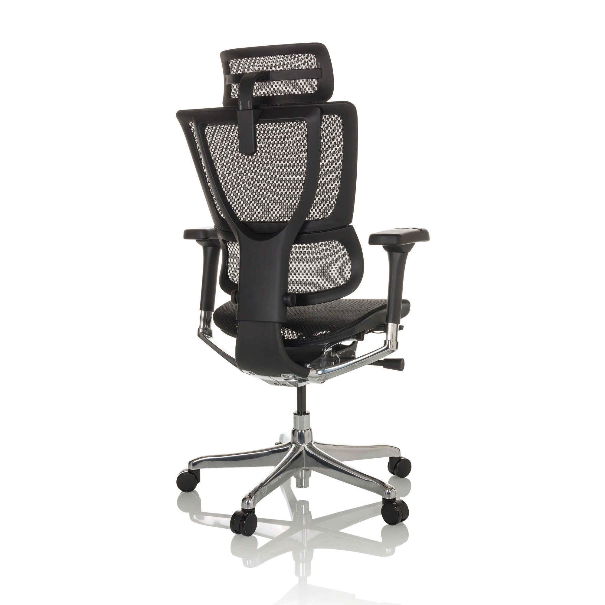 Luxus Chefsessel ERGOHUMAN SLIM GEN2 Netzstoff mit Armlehnen (höhenverstellbar) hjh OFFICE