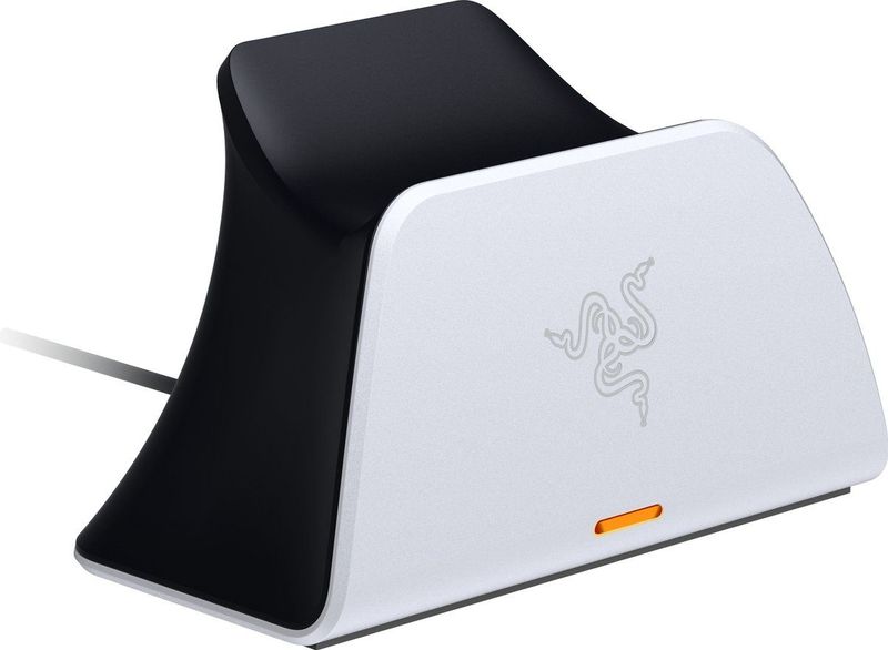 Razer - Oplaadstation PS5 Controller Standaard - Snel Laden - Wit