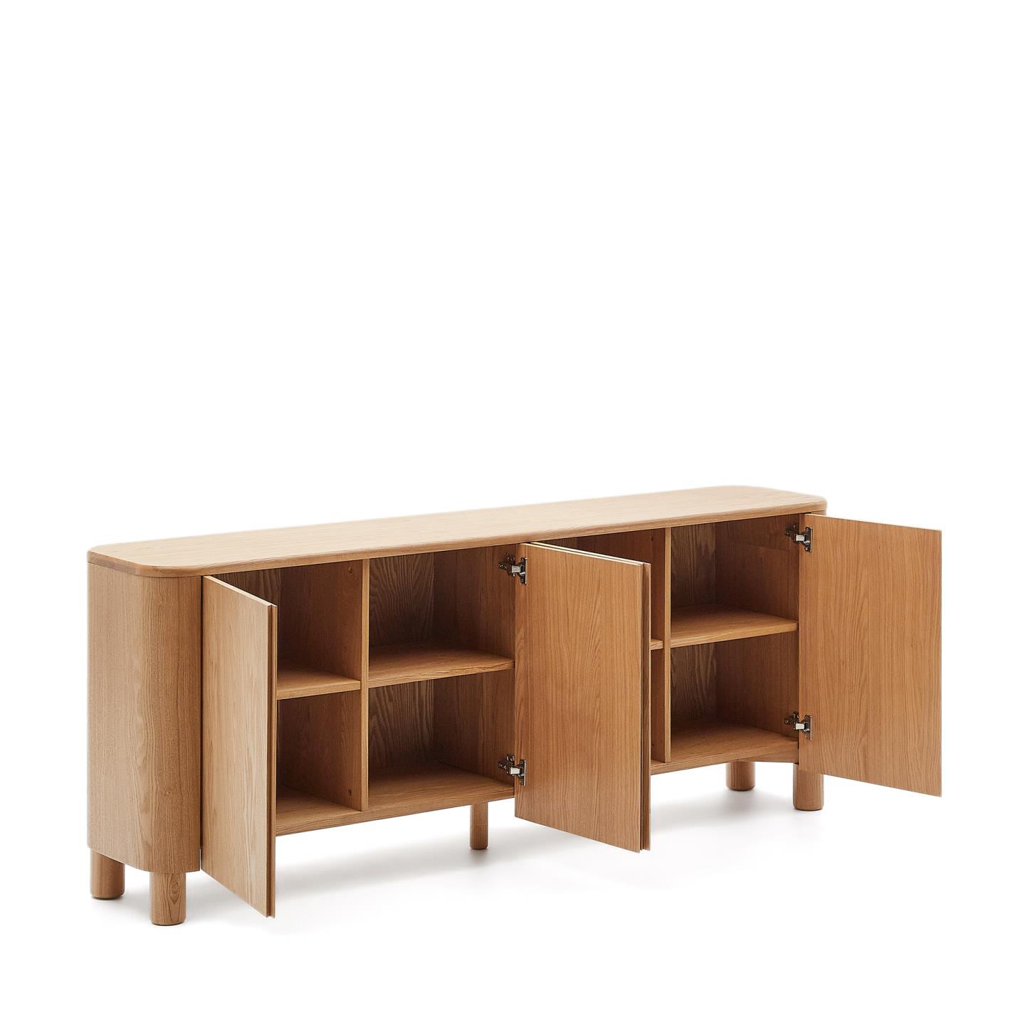 Kave Home Sideboard SALAYA 200 x 79 cm Eschefurnier/natur