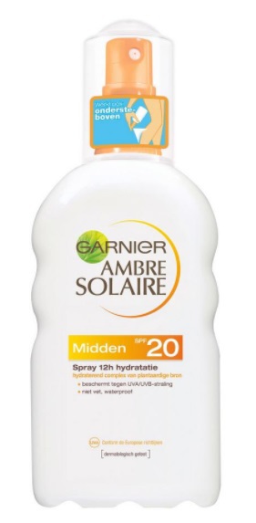 Garnier Ambre Solaire Zonnebrand Spray SPF 20 200ml