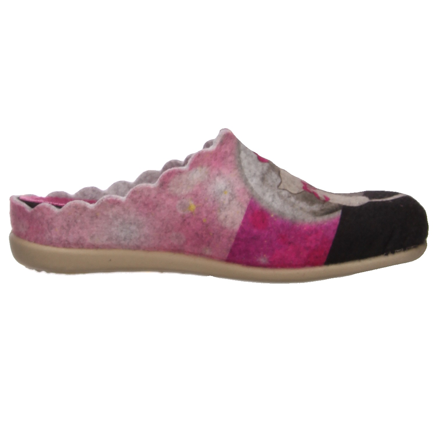 Becker Pantoffeln rosa grau