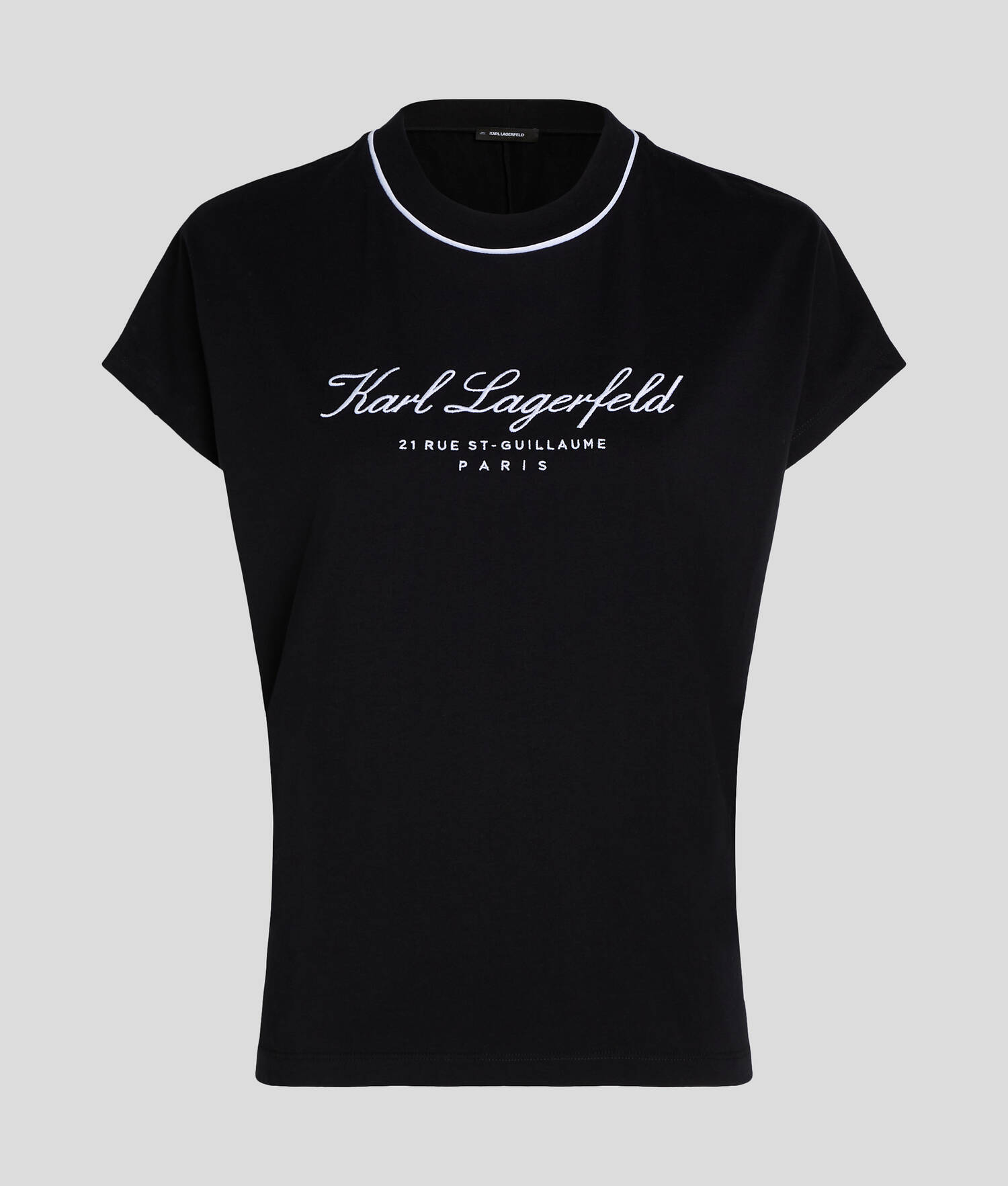 T-SHIRT LOUNGEWEAR À MANCHERONS HOTEL KARL