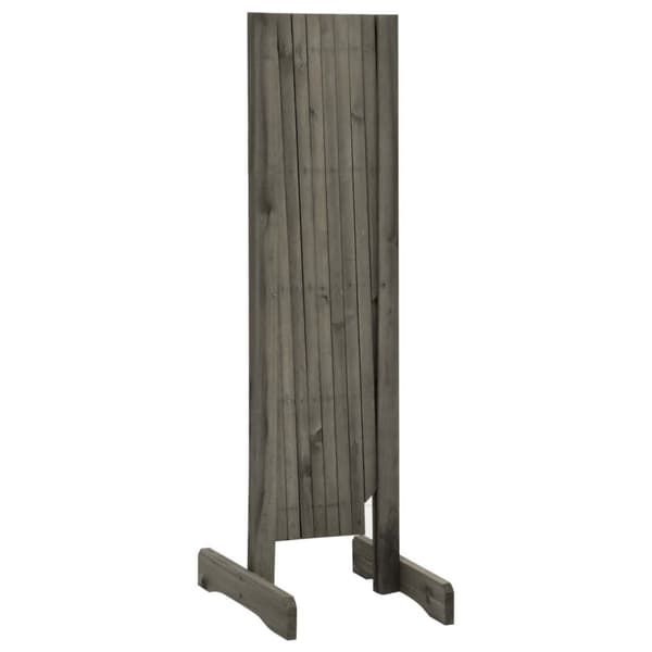 vidaXL Espaliergjerde grå 150x80 cm heltre gran
