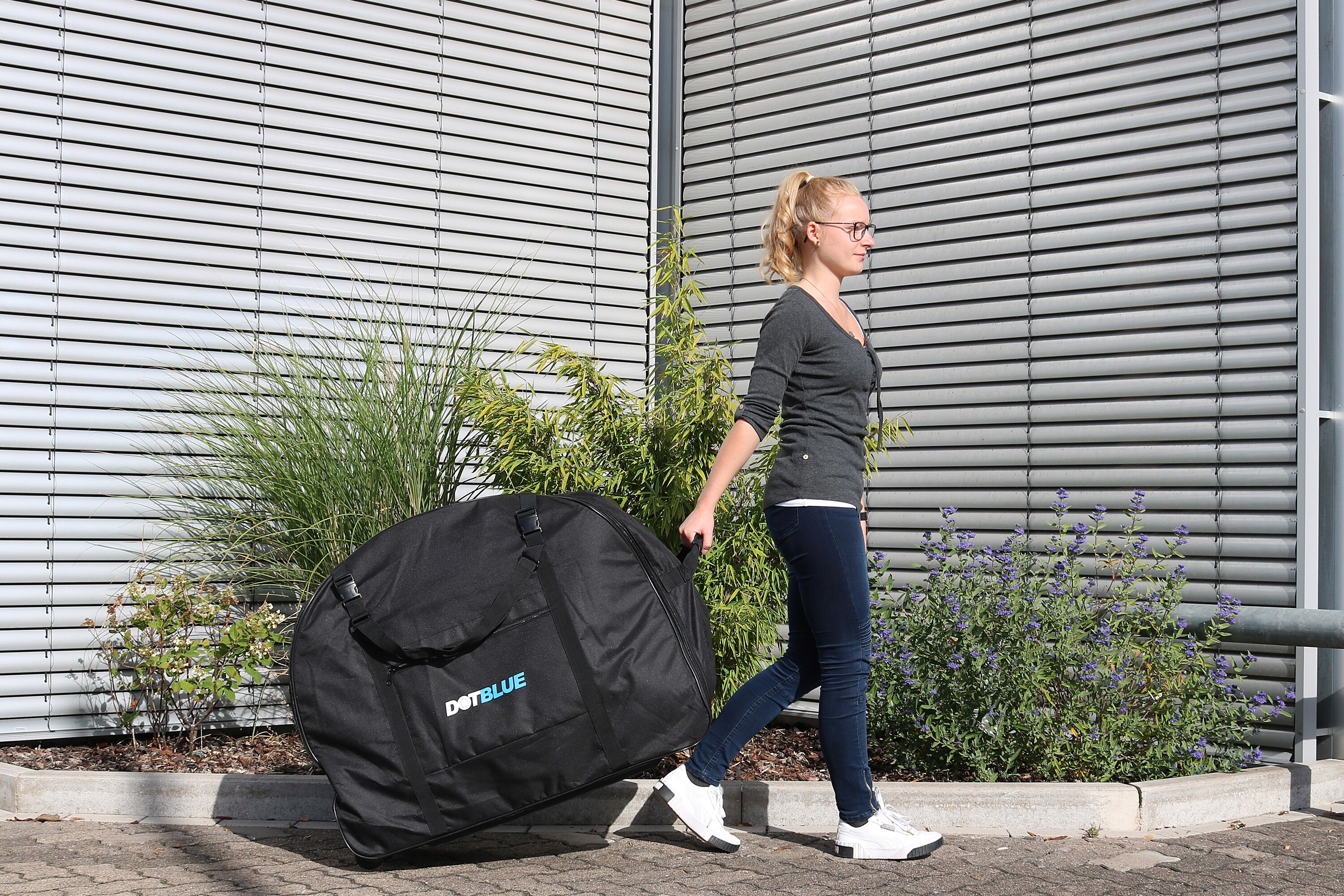 Dot-Blue Transporttasche RT20, Universale Fahrradrolltasche für alle 16