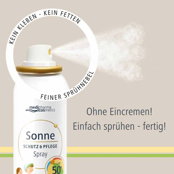 Sonne Schutz & Pflege Spray Kids LSF 50 + , 150 ml