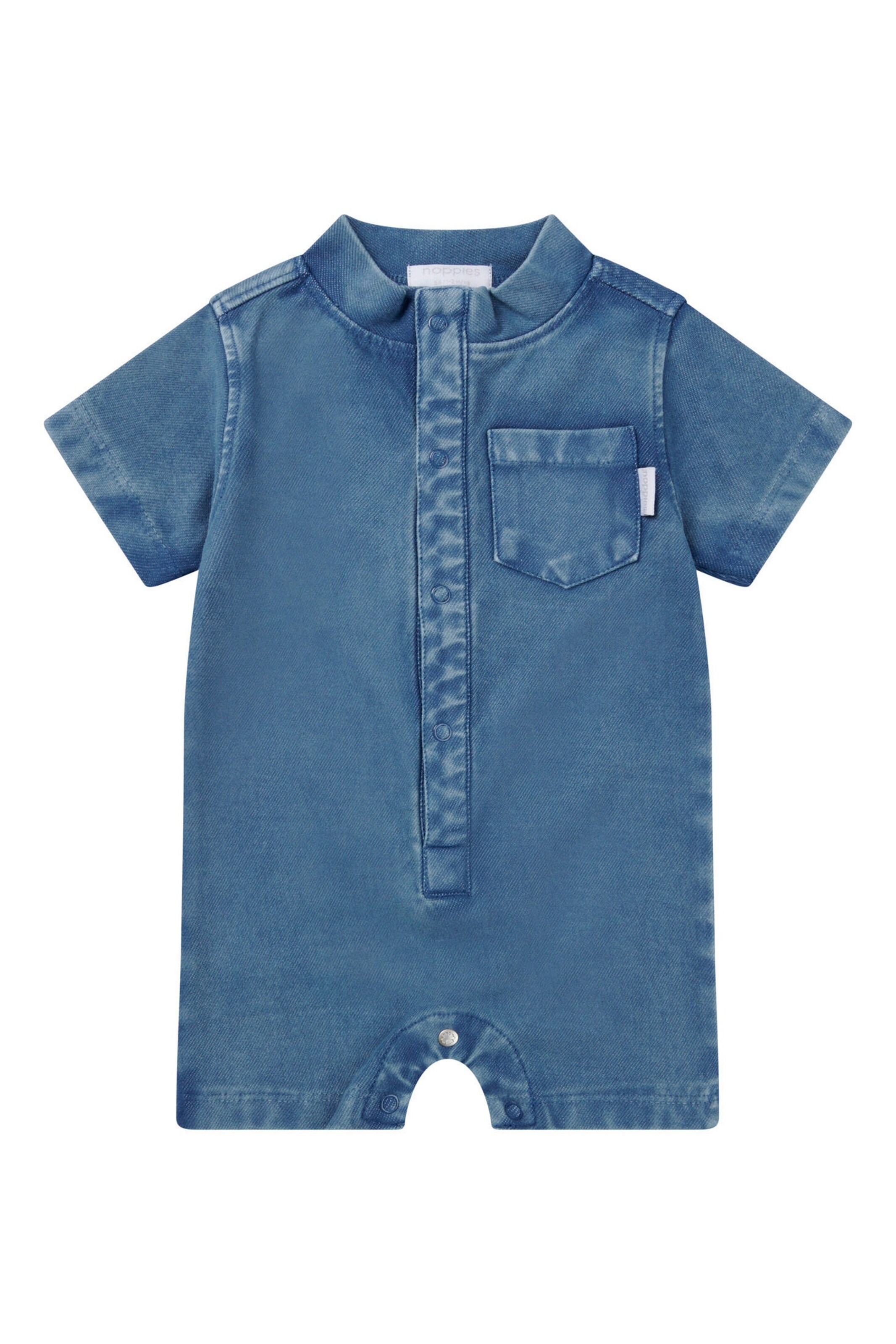 Noppies Baby Strampler Onorio Light Aged Blue