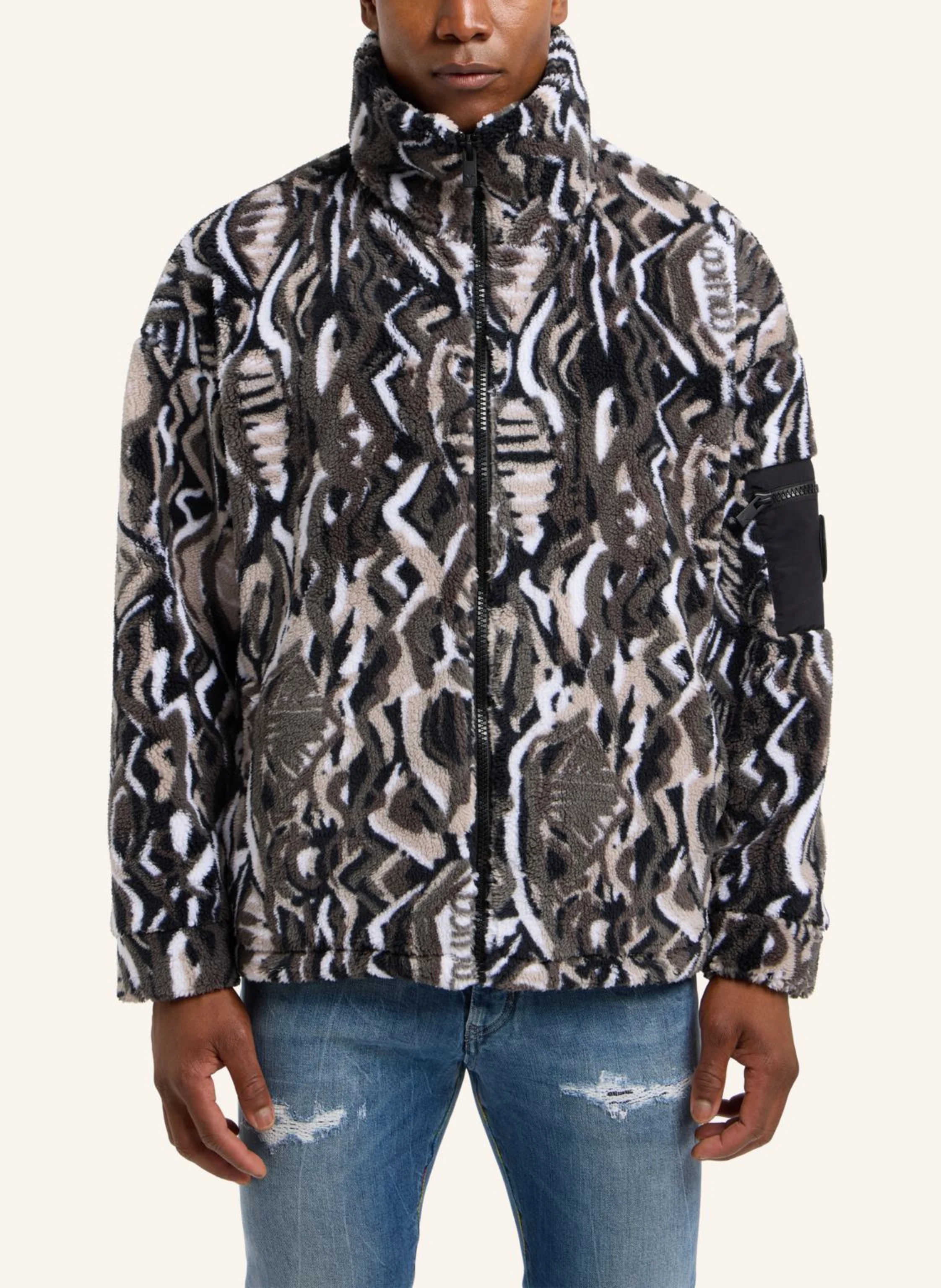 CARLO COLUCCI Unisex Oversize Teddyjacke DISPOTO