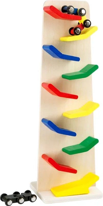 Small Foot - Houten Zigzag Autobaan Tore - 4dlg.