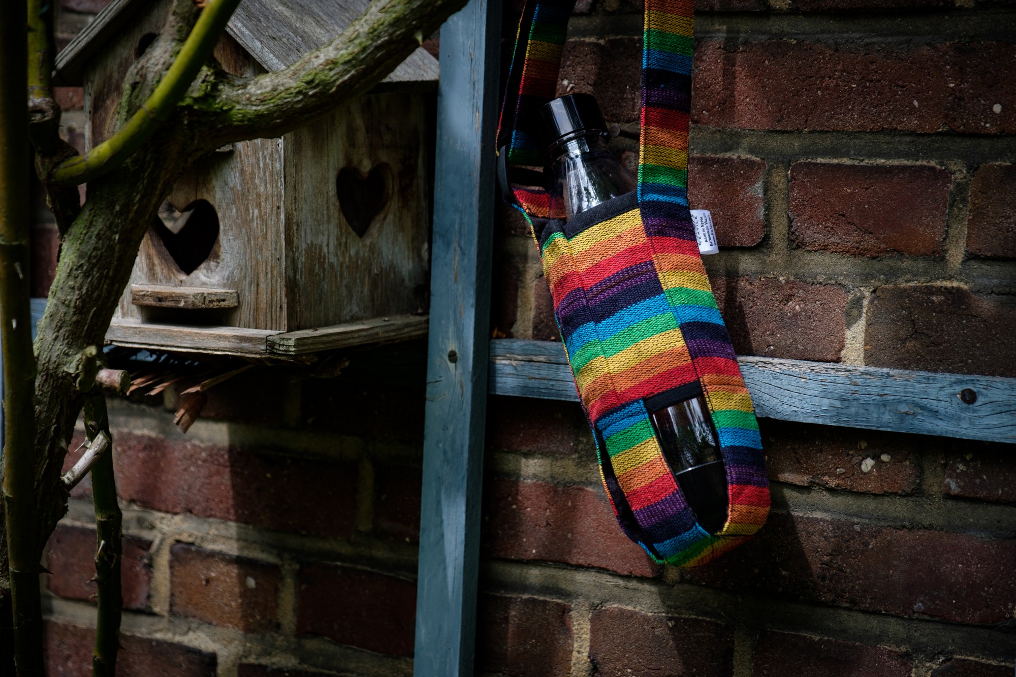 Flaschenhalter Rainbow, multicolor, Ø 8 cm, H 20 cm günstig bestellen