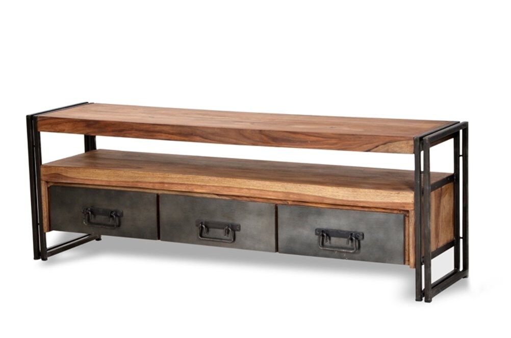 Lowboard Panama Akazie Kommode Sideboard TV Fernseher Hifi Wohnzimmer Schrank