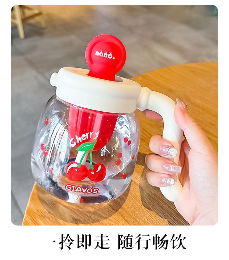 Choyce - Kersen Plastic Thee-infuser Drinkfles