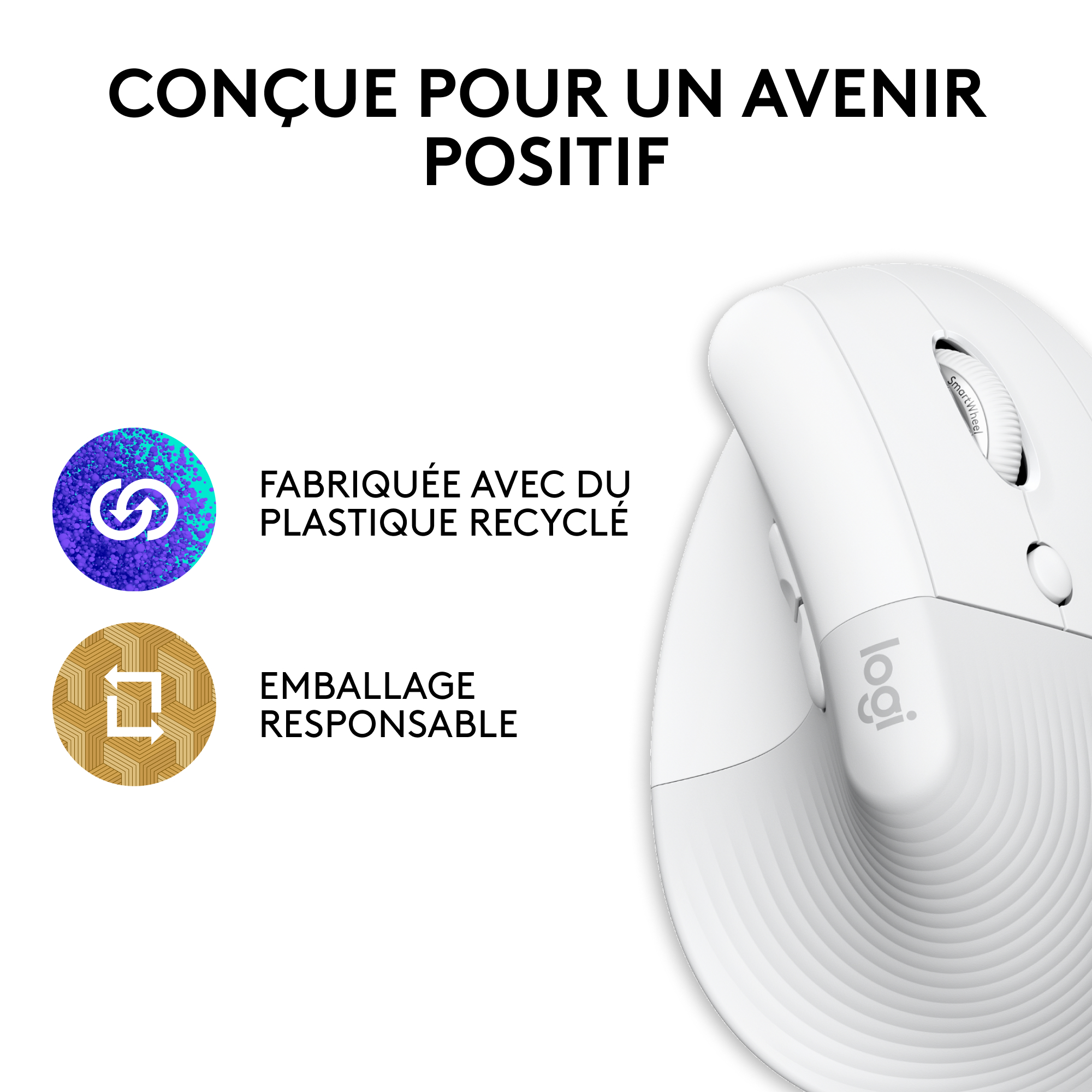 Logitech Lift for Mac (Blanc)