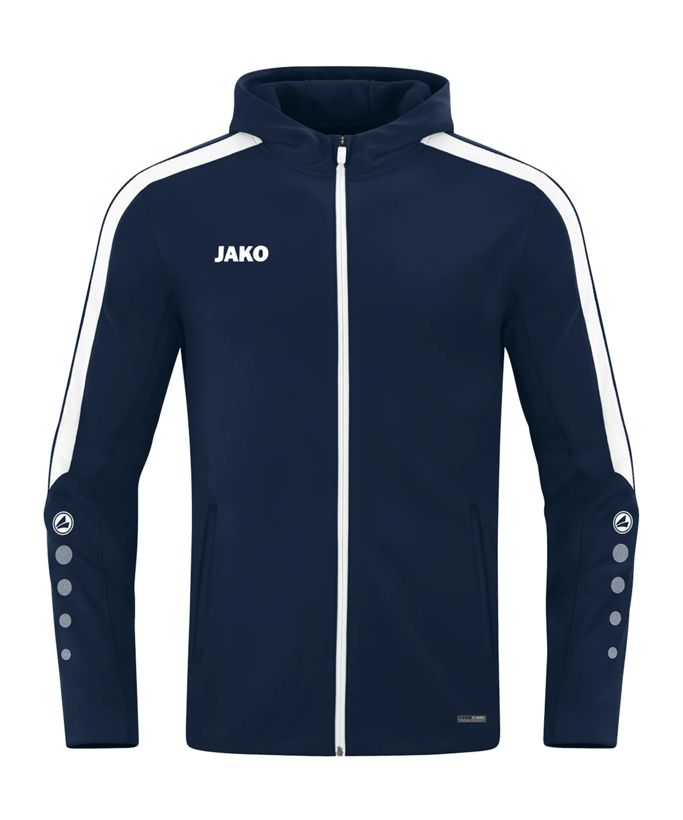 JAKO Power Kapuzenjacke Kids Blau F900