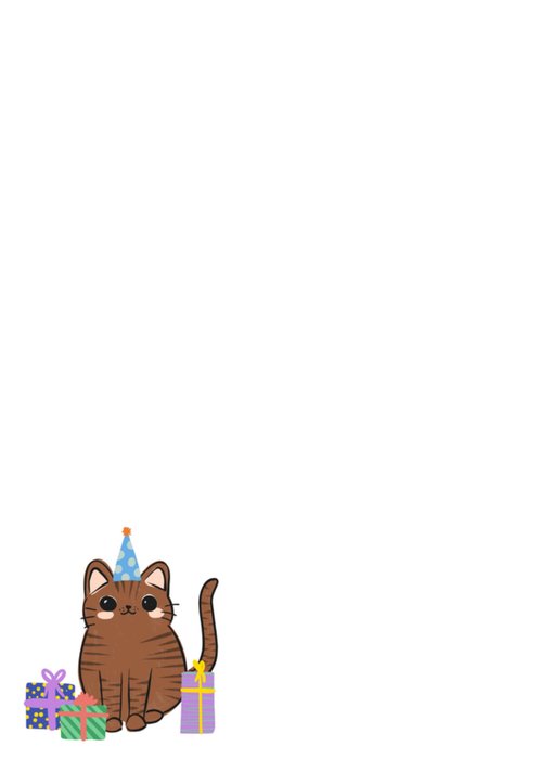 Greetz | Verjaardagskaart | illustratie | kat
