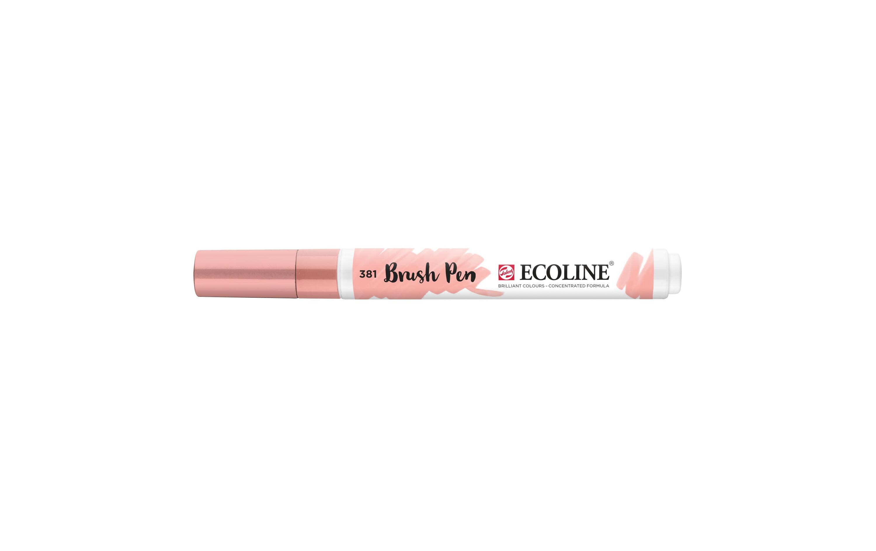Brushpen Ecoline PastellrotFlüssige Wasserfarbe im praktischen Brush Pen
