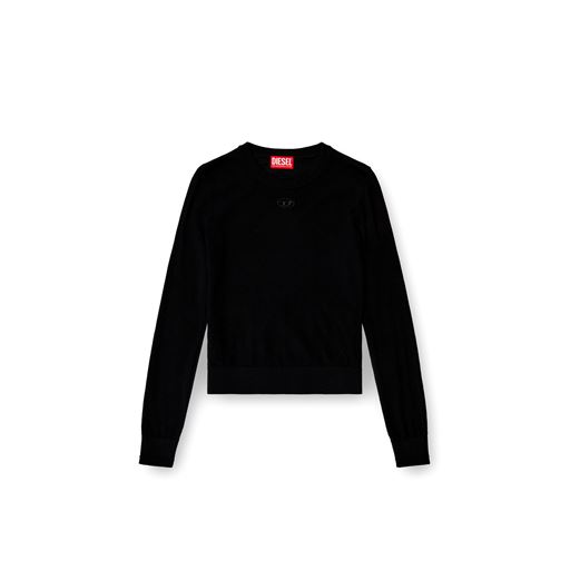 Diesel M-Alinesa Strikbluse, Black, XL