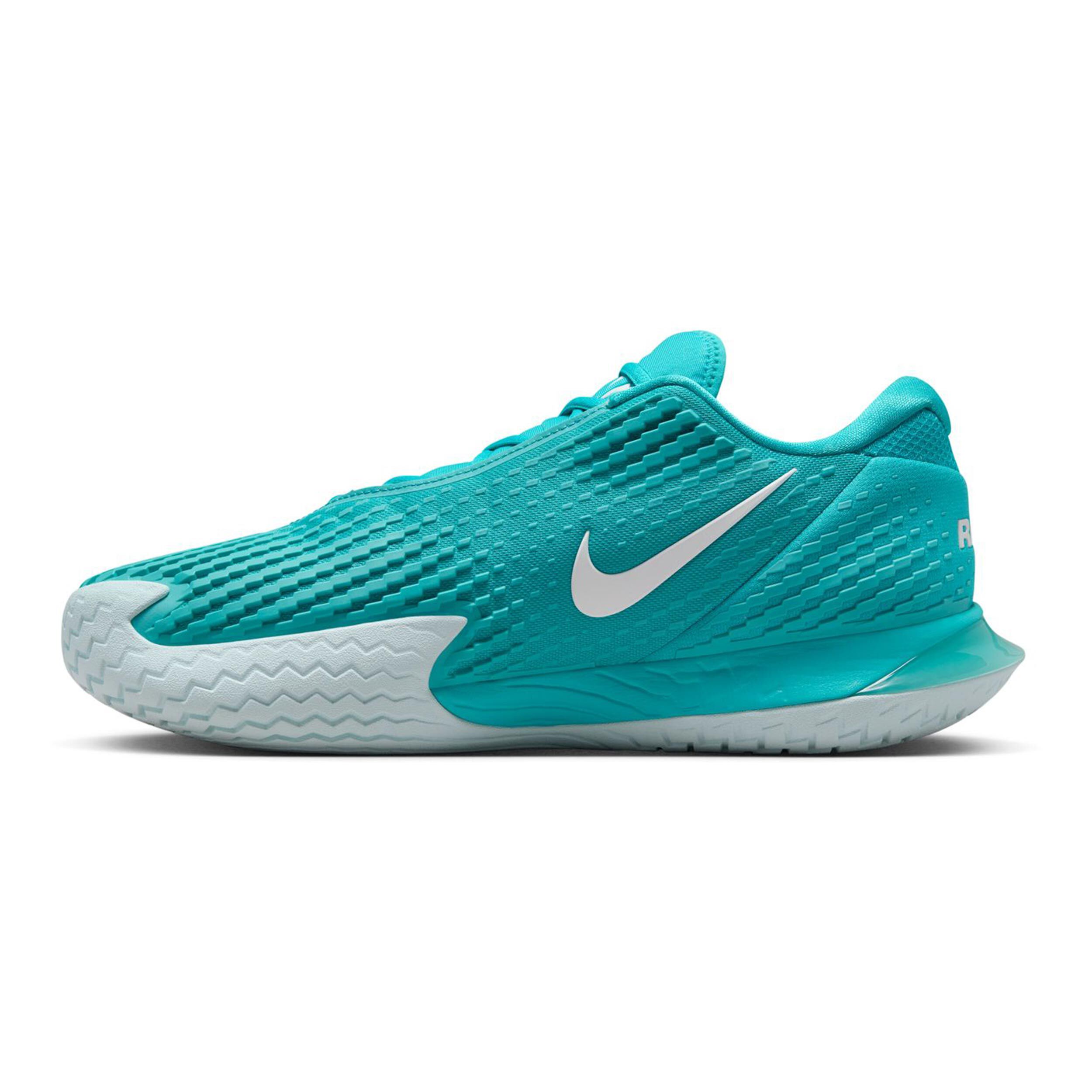Nike Zoom Vapor Cage 4 Rafa Chaussures Toutes Surfaces Hommes - Turquoise , Blanc