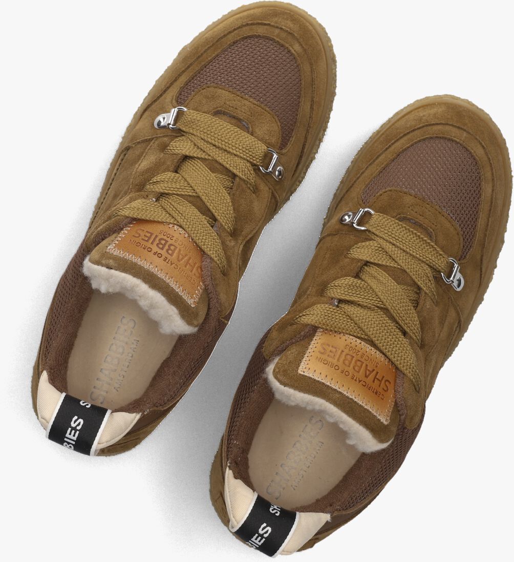 bruine shabbies lage sneakers chewy unna