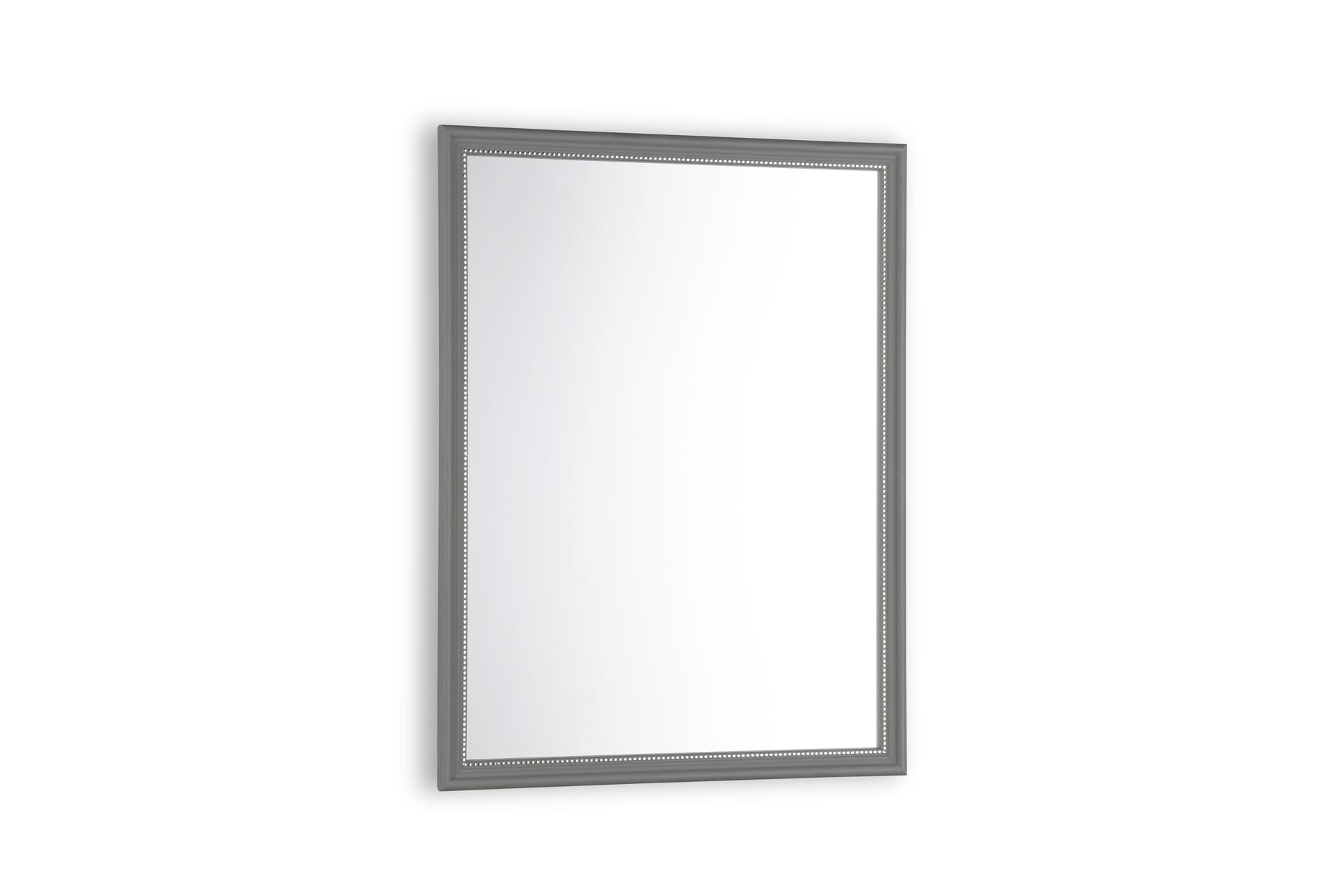 Wandspiegel ELENOR 34 x 45 cm grau/goldfarbig