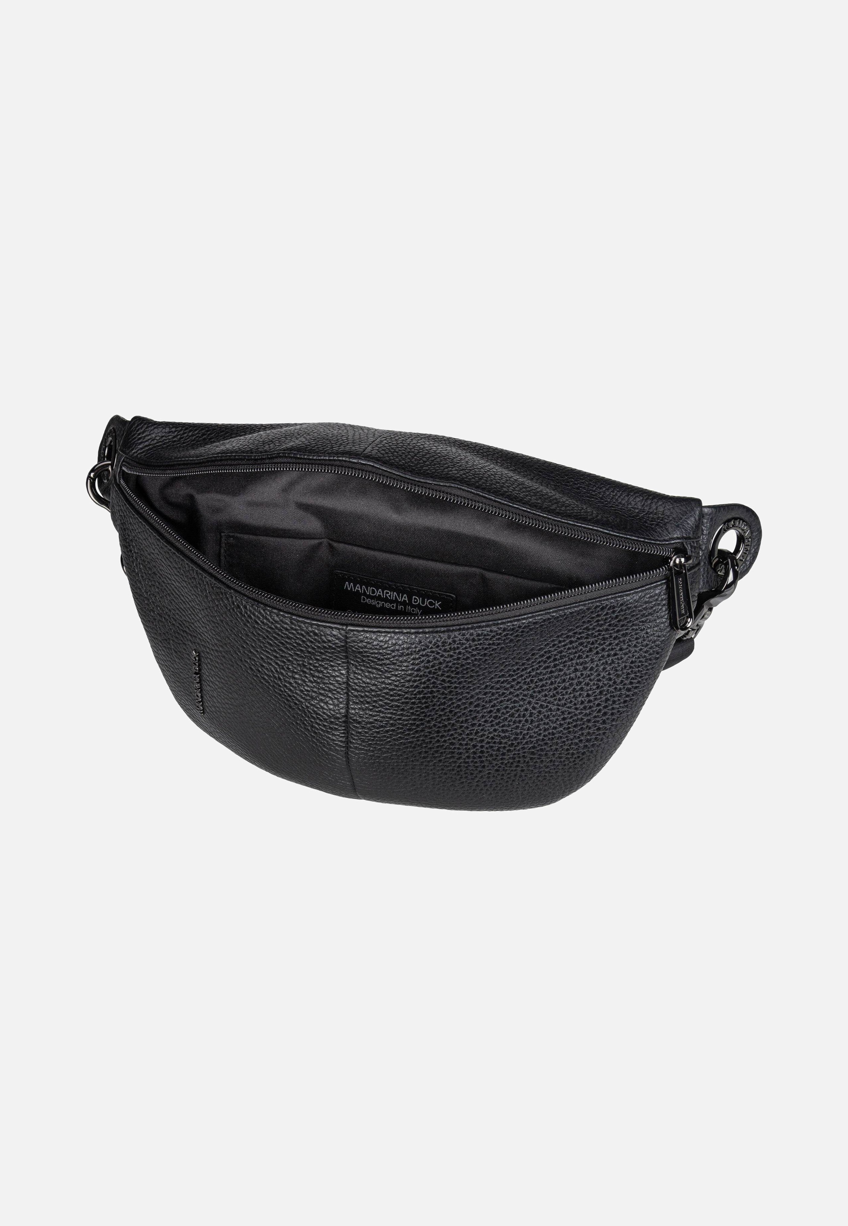 Mellow Leather Bum Bag FZT73 Nero - Bauchtasche