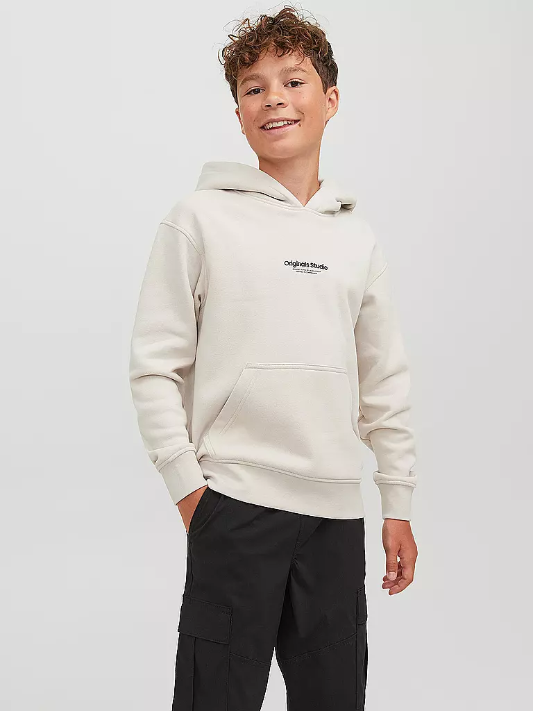 JACK & JONES Jungen Kapuzensweater - Hoodie JORVESTERBRO beige