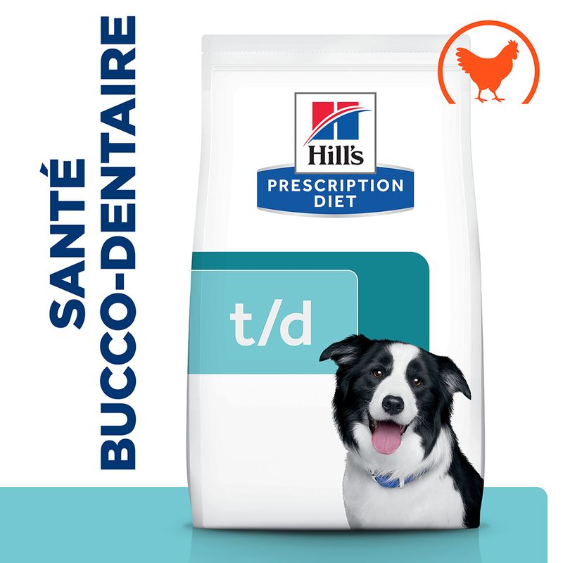 Hill's Prescription Diet t/d Dental Care poulet
