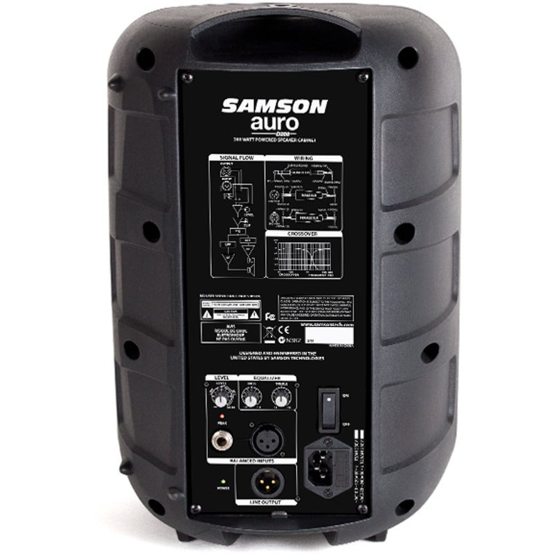 Samson Auro D208 actieve 2-weg PA luidspreker