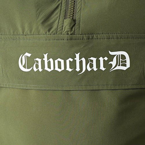 Coupe-Vent Cabochard Vert Kaki Blanc