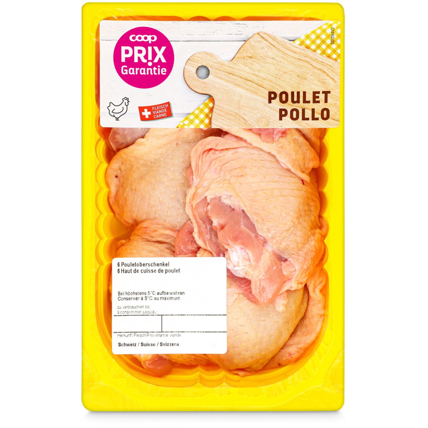 Prix Garantie Pouletoberschenkel 6x ca. 720g