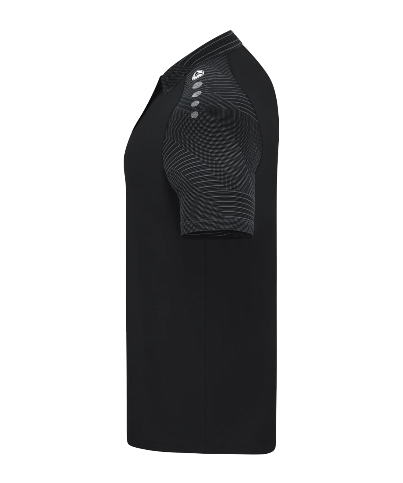 JAKO Performance Polo Kids Schwarz Grau F804