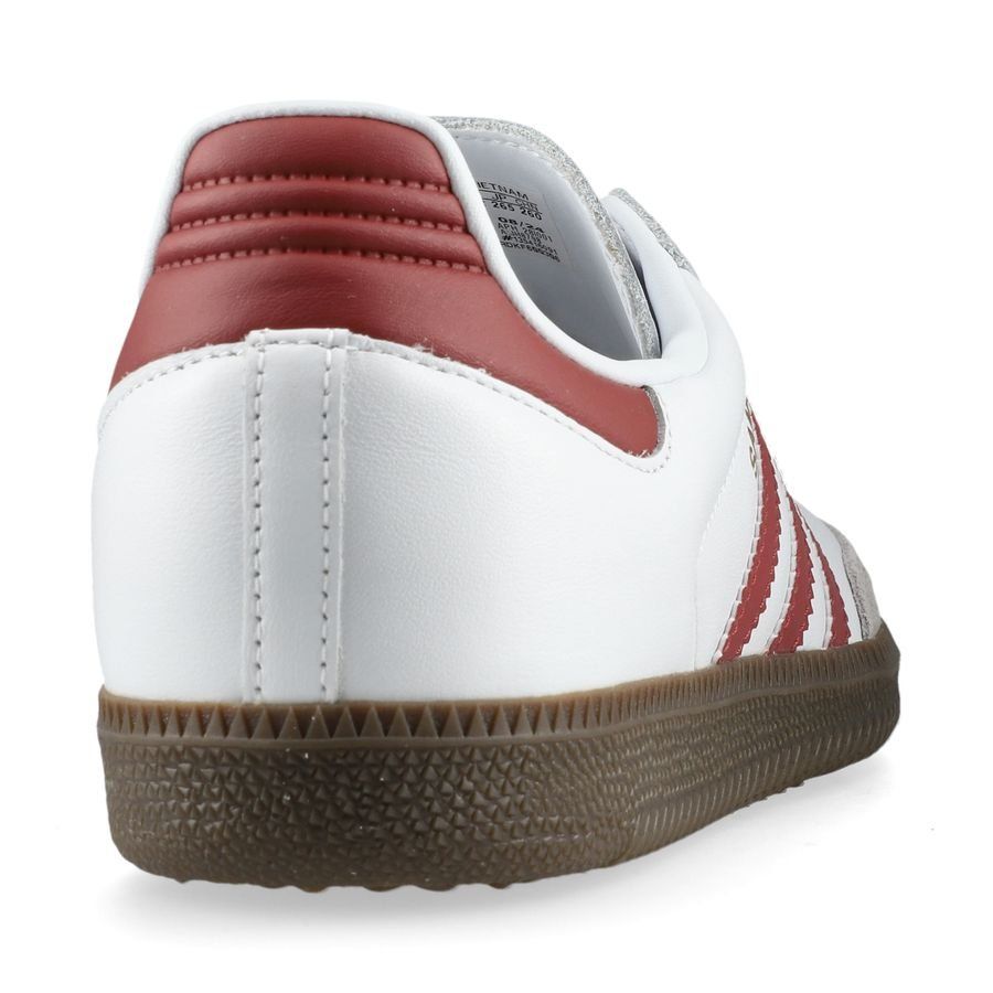 adidas Original Samba OG - Blanc/Preloved Red/Gris
