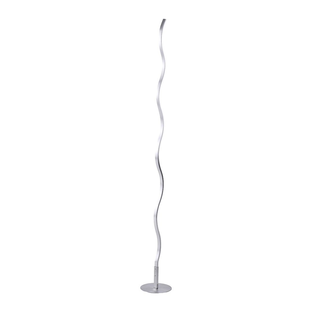LED-Stehleuchte Wave 120x14 cm stahlfarbig