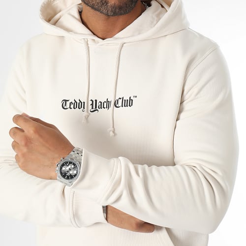 Sweat Capuche Damier Paris Kaki Beige