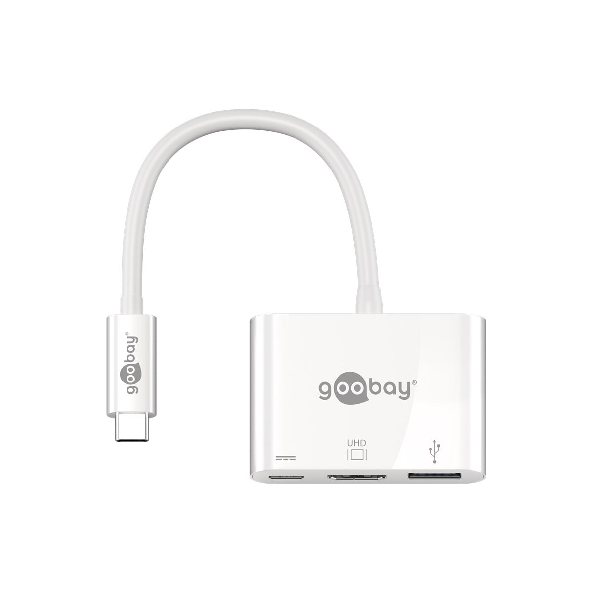 USB-C™ multiportadapter HDMI, PD, hvit
