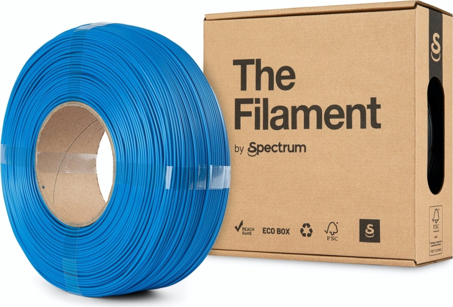 The Filament  ReFill PLA HS Winter Blue, 1,75 mm / 1000 g    Kosteneffizientes High Speed PLA ohne Spule in Winter Blue