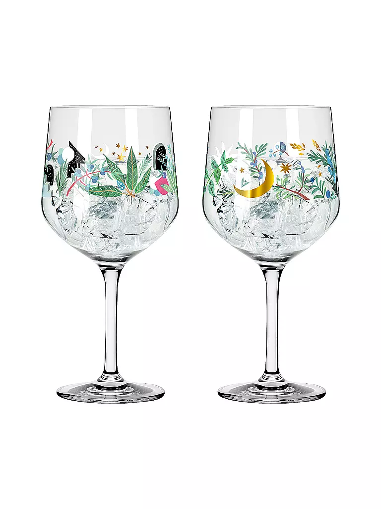 RITZENHOFF Gin Glas 2-er Set BOTANIC GLAMOUR #7 #8 Good Wives bunt