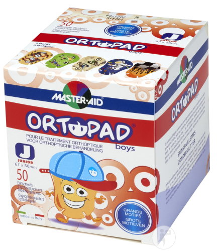 Ortopad Junior For Boys Compresse Oculaire 50 Pièces (73321)