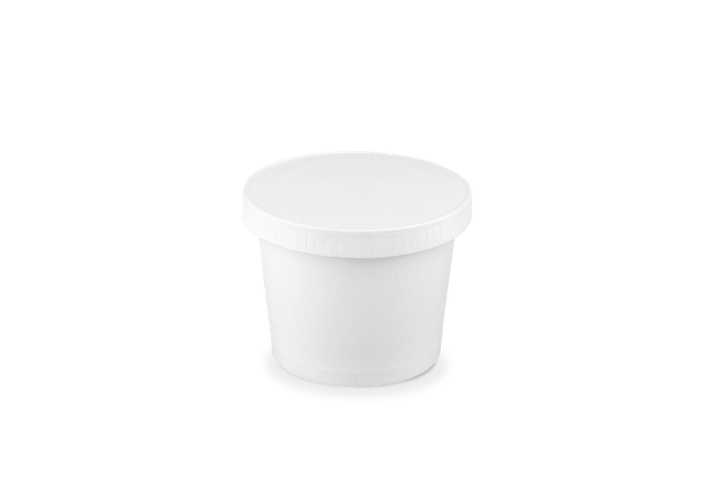 Kartonnen Saus Cup 2oz 60ml Ø62mm Wit