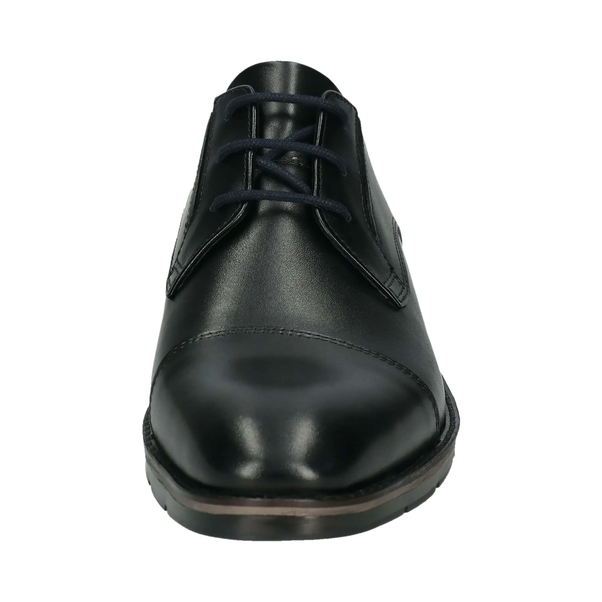 Leder Business Schnürer schwarz