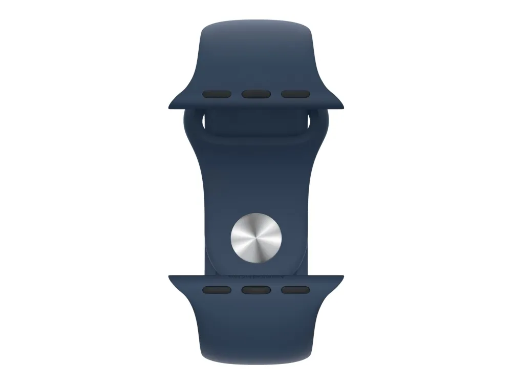 [OUTLET] - Apple Watch Series 7 (GPS) - 41 mm - blå aluminium - smart ur med sportsbånd - fluoroelastomer - afgrundsblå - båndstørrelse: Almindelig - 32 GB - Wi-Fi, Bluetooth - 32 g