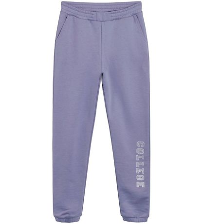 Grønt Sweatpants - Keylee - Purple m. Print
