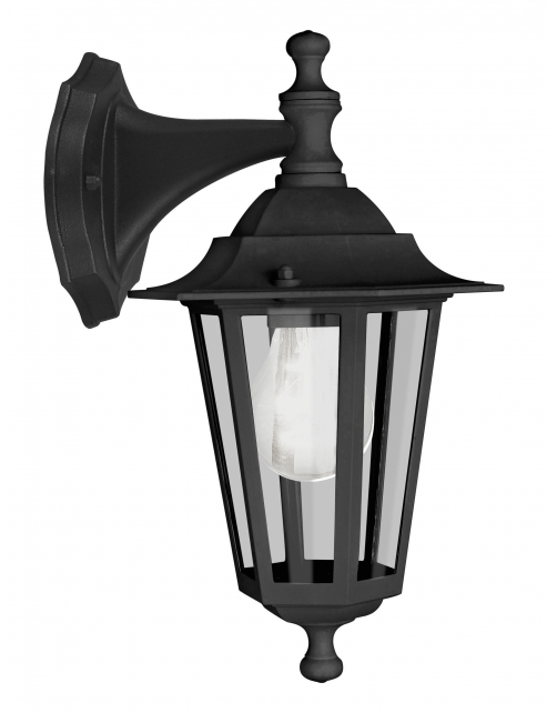 Eglo Wandlamp Laterna Neerwaarts - Buitenverlichting - Zwart