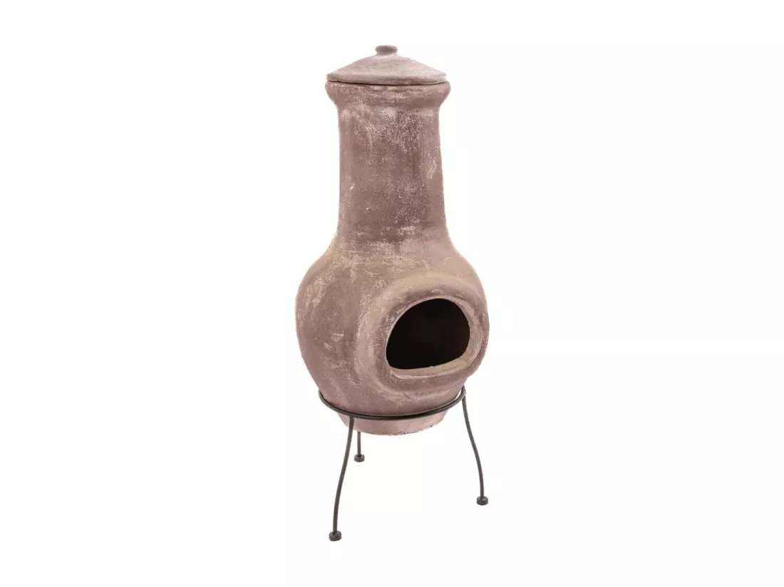 Cheminée Salamanca Rouge foncé 36 x 36 x 85 cm Argile