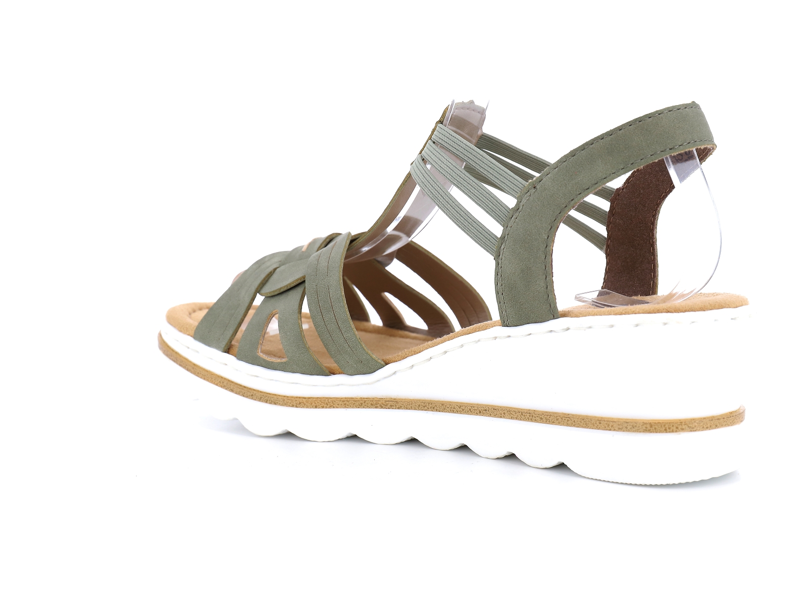 Rieker-67459 Synthétique Vert