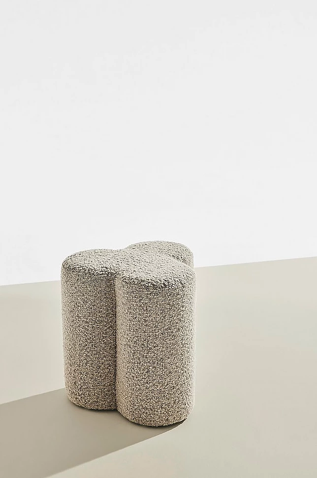 Bodhi puff i bouclé Ø 40 cm