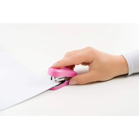 Novus Minihefter pink inkl. Heftklammern 24/6