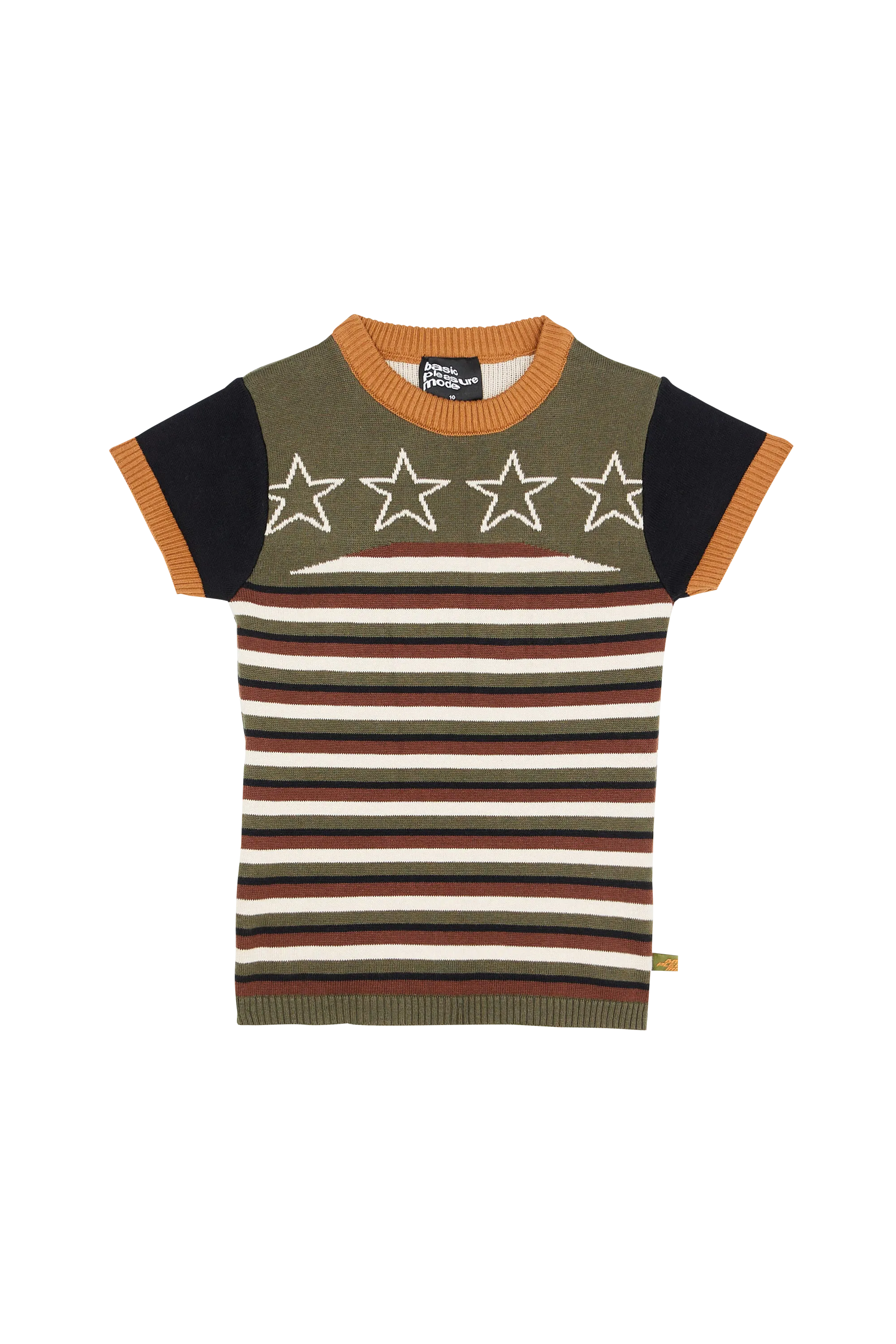 BASIC PLEASURE MODE Pull ASTRO KNITTE Marron